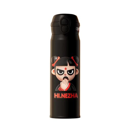 哪吒*熊本士联名款新版双盖吸管保温杯 商品图1