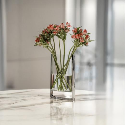 凌缘银边花瓶 RESONG日诵家居 玻璃花器插花饰品 商品图6
