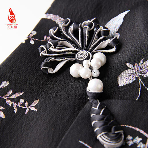 SAINTJOY/上久楷女式宋锦马甲 芙蓉果蝶 CY1044207015 商品图6