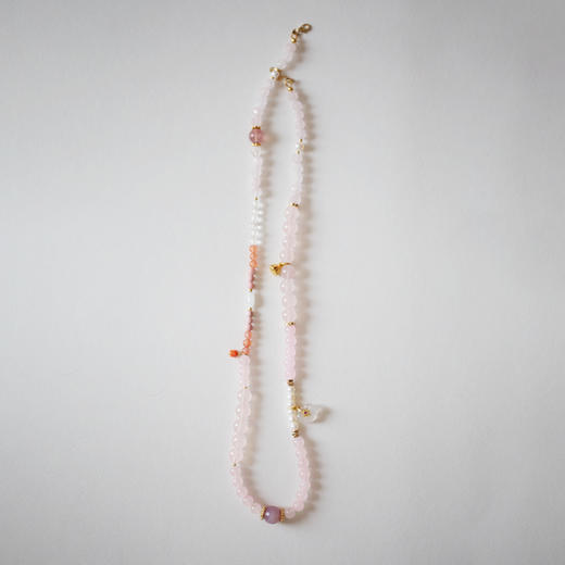 「Love · 爱“吾”及乌」粉色系手串（三圈）/可作项链 商品图2