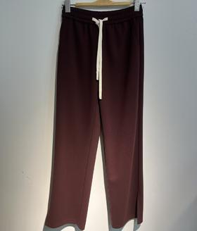 211 GD松紧抽绳下摆开叉长裤31218（红）冬季303154032105