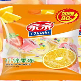 【8.9元/袋】亲亲什锦果冻780g+80g（0601222）
