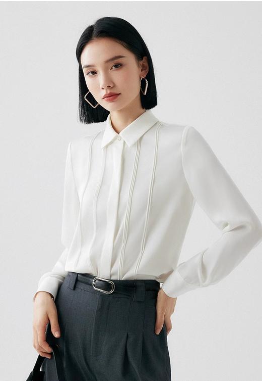 LPIUTY品牌直发⚠️蚕丝双绉长袖衬衫 C12TJ-99950 商品图0