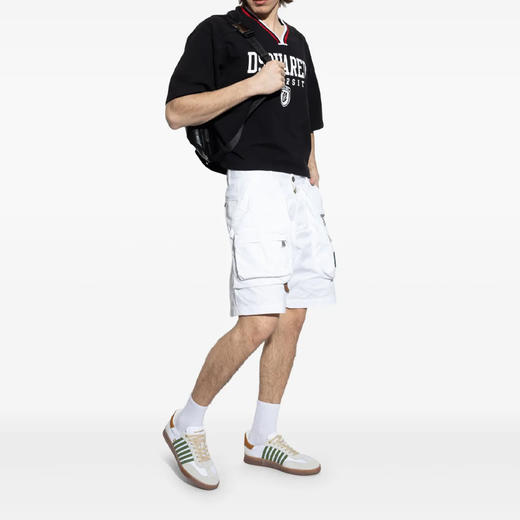 DSQUARED2 男士枫叶徽标绒面革休闲运动鞋 混色 SNM0426 16808283 M4081 商品图3