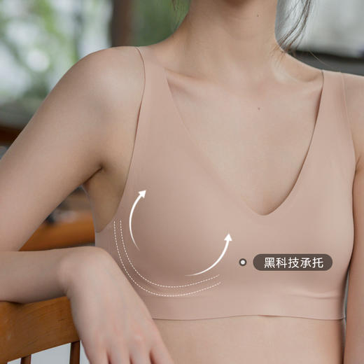 靴下物聚拢钉钉模杯承托胸罩无痕无钢圈不压胸收副乳文胸运动可穿 商品图1