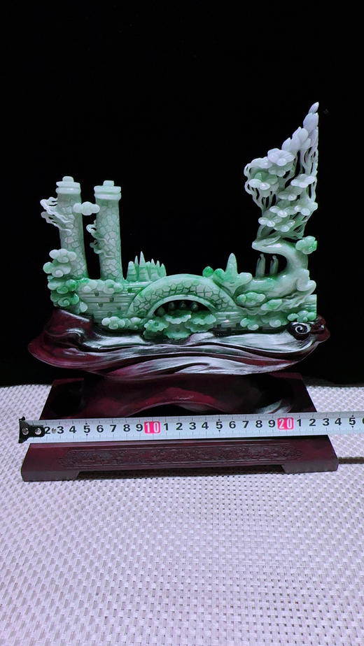 620893翡翠摆件【鹿鸣蝉音】 商品图1