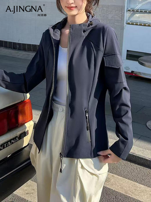 【轻便夹克】阿菁娜城市轻户外运动夹克F30C207022 商品图3