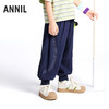 男女童全腰梭织单裤夏季新款安奈儿童装实体店同款XM526628 商品缩略图1