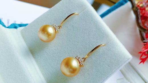 9mm-10mm金珠耳坠 商品图2