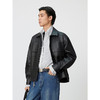 GXG男装 复古PU皮口袋压花简约时尚潮流翻领夹克外套 25年春热卖 商品缩略图2