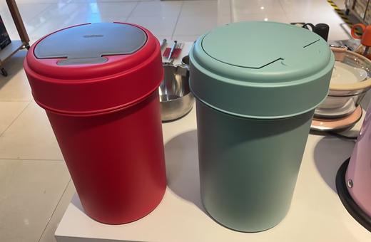 【清仓特惠4.5折】韩国可买思垃圾桶红色10L（高35cm,直径20cm） 商品图0