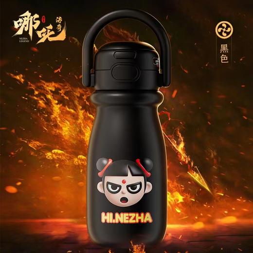 哪吒*熊本士联名款新版双盖吸管保温杯 商品图6