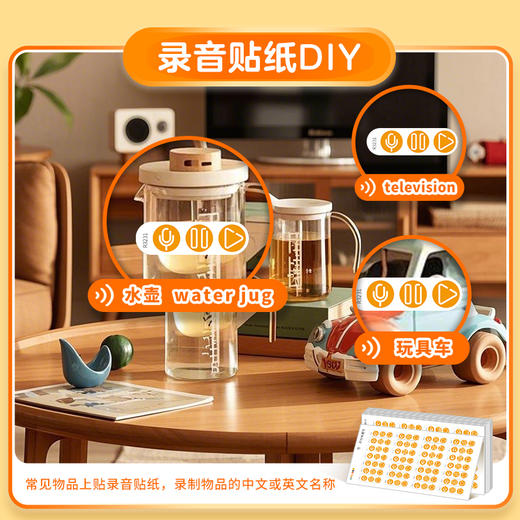 小鸡球球0-6岁全能发展启蒙点读绘本套装32GWifi版 商品图6