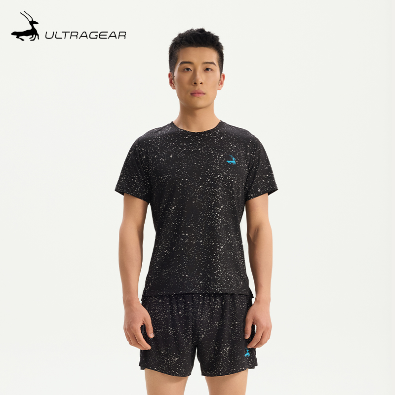优极UG 星空·男女款3D增能弹力跑步T恤
