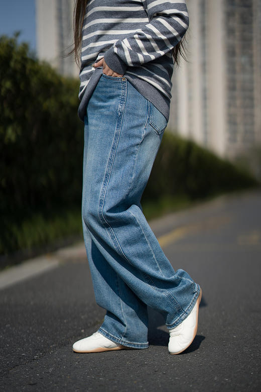 【分体型选择，牛仔裤】本命裤👍腰部弹力大，小个子苹果型、高个子梨形、高个子苹果型针对性选择合适牛仔裤 商品图13