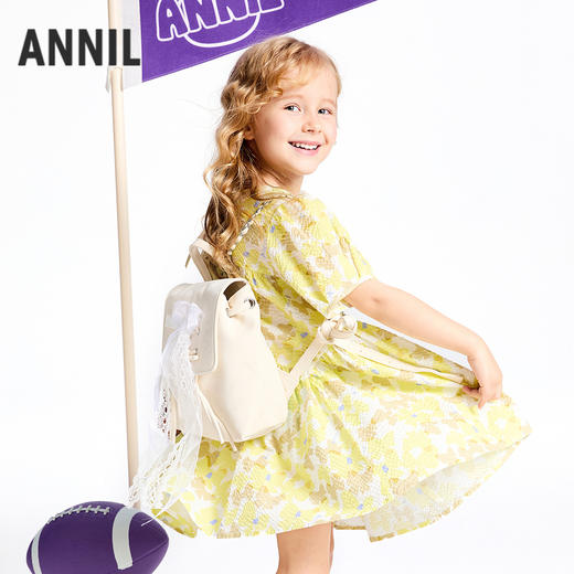 女童短袖连衣裙夏季新款安奈儿童装实体店同款XG523642 商品图2