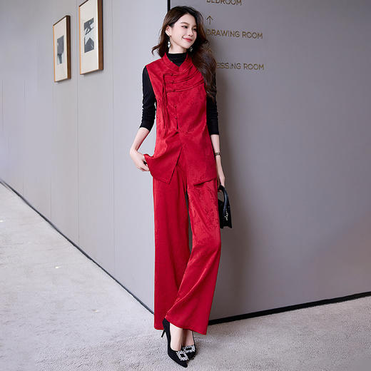 气质穿搭春季新中式三件套HBLJRA993 商品图1