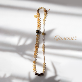 「UP · 时来运转」黄色系手串（三圈）/可作项链