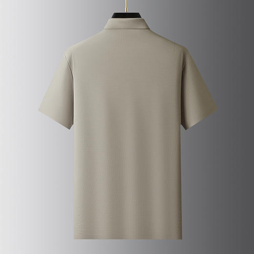 【冰丝】【DDP】大依优型大码短袖POLO衫弹力翻领商务休闲透气半袖夏季上衣 商品图3