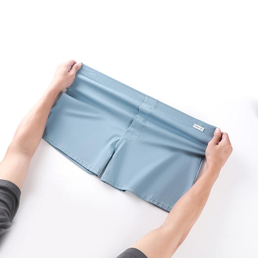 【2条装】YIMEN 男士宽松纯棉阿罗裤 MR00  高品质精梳棉+氨纶，柔软亲肤、透气吸汗，活动自如不紧绷，久穿不易变形；居家休闲、运动健身、户外活动，多场景适配；无感穿着，摆脱束缚感； 商品图6