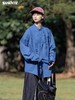早乙女惠子saotome/STMCS251052/纯色木耳边绑带立领衬衫 商品缩略图0