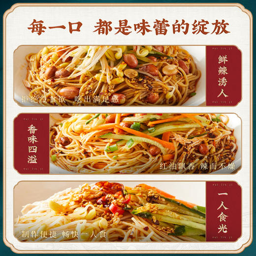 【夏季上新】蔡林记有料凉面+红油凉面酸辣清爽开胃 独立袋装 商品图1