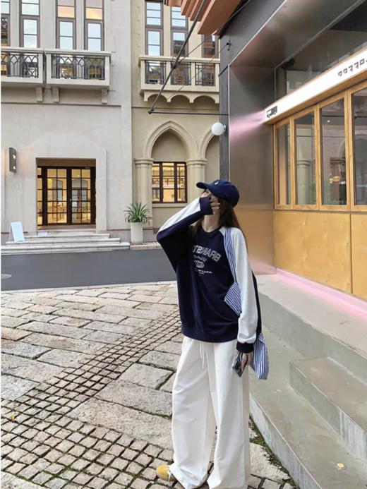 <曾小咸推荐>  美式撞色圆领卫衣  商品图4