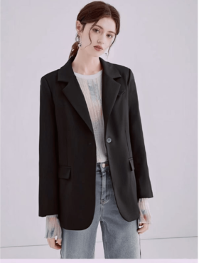 年中清仓-超值特卖【TERRE BLEUE品牌】品质款➡️3100简约一粒扣外套-喜出