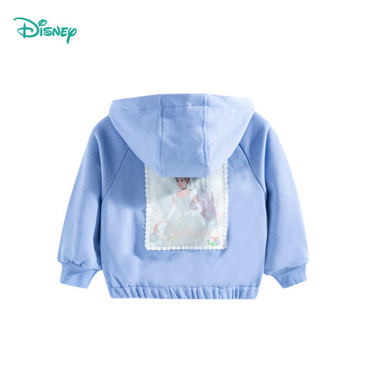 迪士尼童装女童连帽外套春秋款中小童甜美公主休闲卫衣上衣221DS0501 商品图4