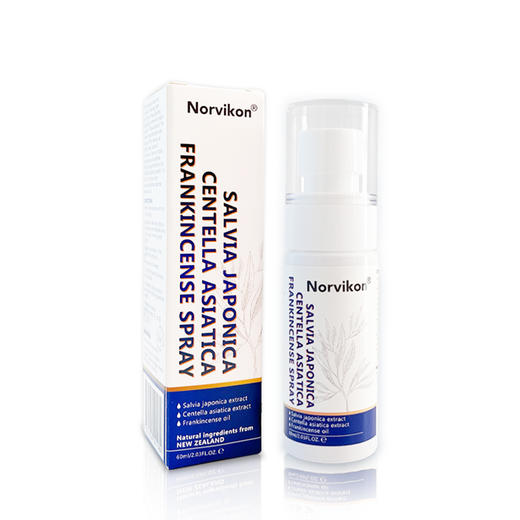 【小来】Norvikon 鼠尾草积雪草乳香喷雾 天然植物成分 温和安全 大人小孩都能用 60ml/瓶 商品图3