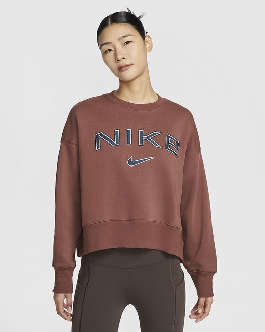 Nike 耐克Sportswear Phoenix Fleece 女子 Oversize 风加绒圆领标志运动衫FV7675-218 商品图0