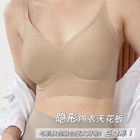【隐形无痕】橡皮擦内衣女夏季内搭无钢圈大胸显小胸背心式文胸罩
