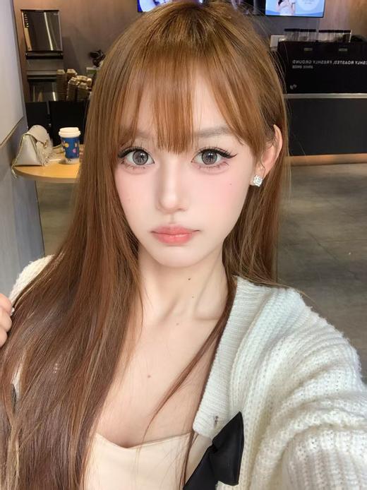 【中直径】PINKG-燕麦拿铁-14.2mm【半年抛 0-800度 无525/575】 商品图2