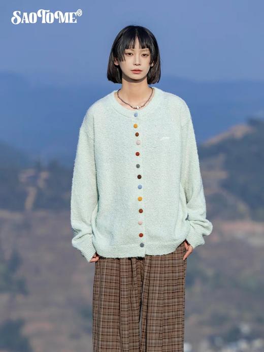 早乙女惠子saotome/STMMY252152/彩色纽扣毛衣开衫 商品图2