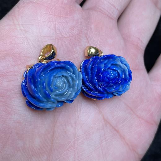 玉美人菲菲/S925青金石吊坠约20*21mm/多样性发一 商品图0