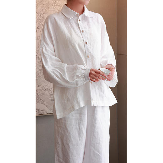 【抖音专属】新中式衬衣（25710036山矾设计师） 商品图4