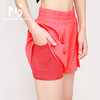 Makebalancy/慕柏郦假两件运动短裤带底裤带口袋透气速干弹性修身2357 商品缩略图3