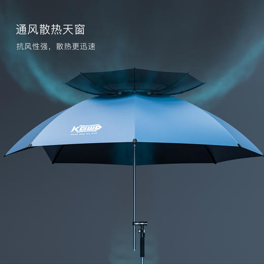 空钩悟道全遮光钓鱼伞 2.4米万向防雨新款钓鱼遮阳伞防晒垂钓雨伞 商品图3