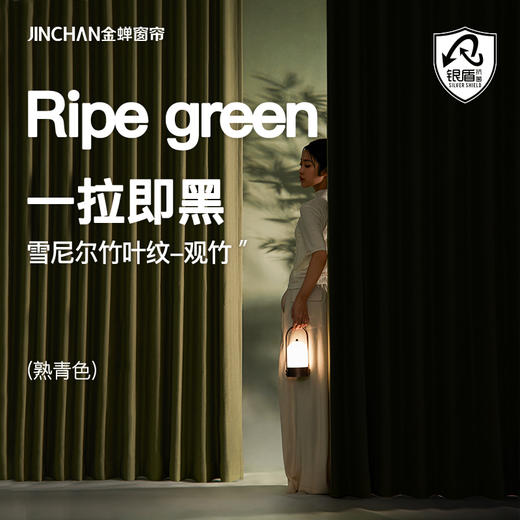 【观竹】金蝉高克重雪尼尔窗帘 商品图0