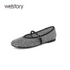westory春季新款新中式国风鞋玛丽珍洞洞鞋W24AH57711 商品缩略图2
