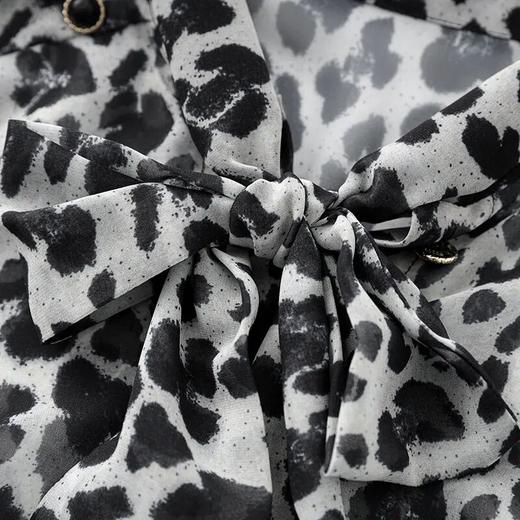 【高货wl】全新升级【铂金会员220/天猫299/差价79】(02957) 洛诗琳法式复古印花雪纺系带领女衬衫时尚感气质长袖女 商品图2