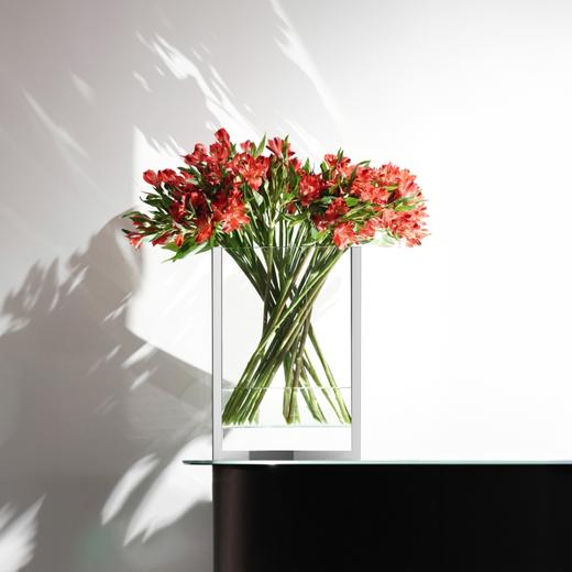 凌缘银边花瓶 RESONG日诵家居 玻璃花器插花饰品 商品图7