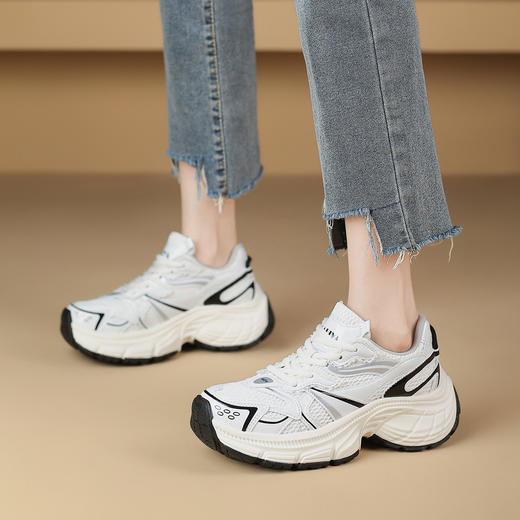 品质好货|Safiya/索菲娅2025复古厚底休闲机能风运动老爹鞋SF43112702 商品图6