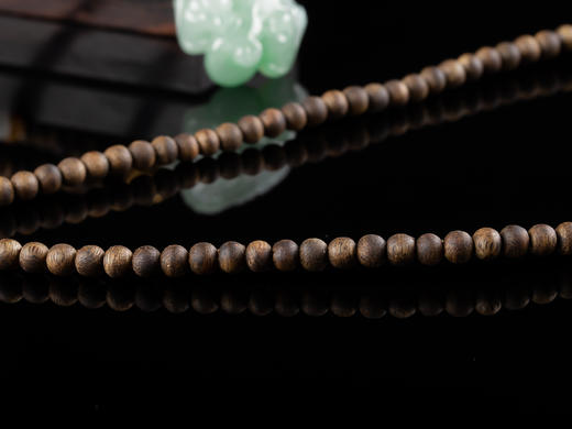 XY0031原创沉香+翡翠晴绿底色貔貅挂件 商品图7