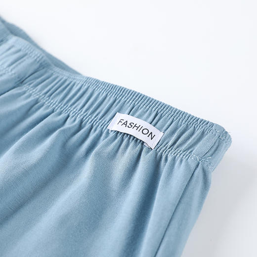 【2条装】YIMEN 男士宽松纯棉阿罗裤 MR00  高品质精梳棉+氨纶，柔软亲肤、透气吸汗，活动自如不紧绷，久穿不易变形；居家休闲、运动健身、户外活动，多场景适配；无感穿着，摆脱束缚感； 商品图5