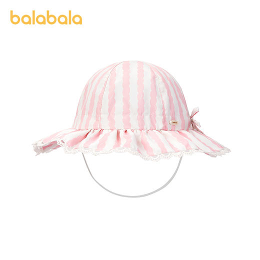 巴拉巴拉儿童渔夫帽夏季新款女童盆帽遮阳帽舒适精致时尚清新可爱 商品图4