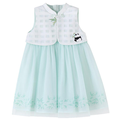 女童无袖连衣裙夏季新款安奈儿童装实体店同款XG523660 商品图5