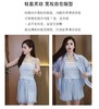 夏装搭配一整套【85%天丝】2025新款网红炸街防晒衬衫+背心➕短裤三件套装-喜出 商品缩略图5