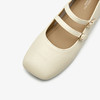 西遇玛丽珍小皮鞋女新款春夏法式圆头平底鞋配裙子白色单鞋V0656456 商品缩略图5
