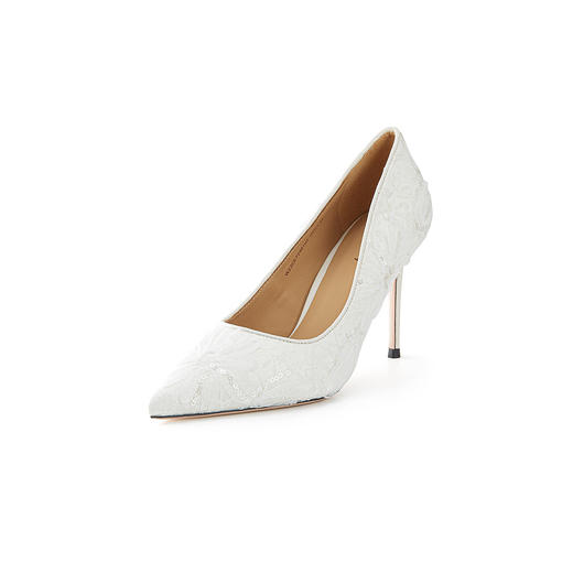 westory春秋高脚小细跟皮鞋通勤尖头纯色单鞋W23CE72981 商品图0